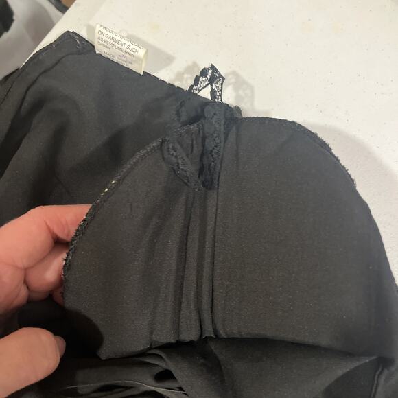 Stenay Plus Women's Black Silk Beaded Evening Dress Sz 20 90s Vintage Elegant - Picture 13 of 16